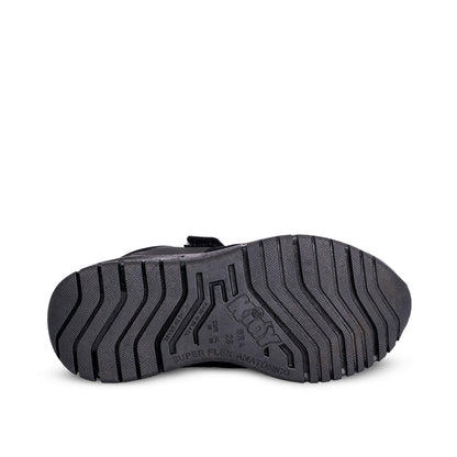 Tênis Infantil Menino Kidy Ultra Flex Preto e Laranja Neon