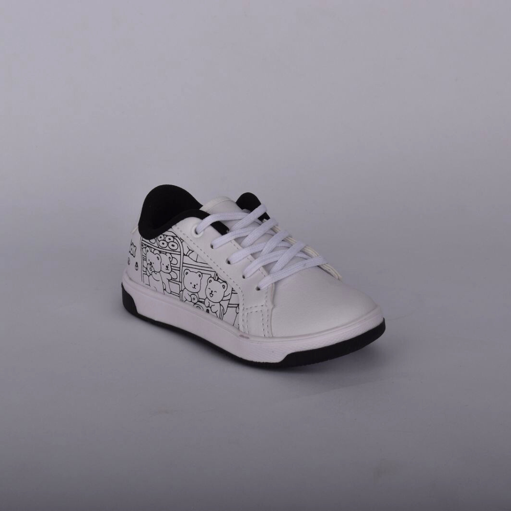 Kit Tênis Infantil Menino Kidy Astral + Livro Bob Goods