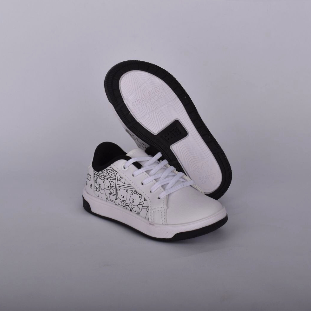 Kit Tênis Infantil Menino Kidy Astral + Livro Bob Goods