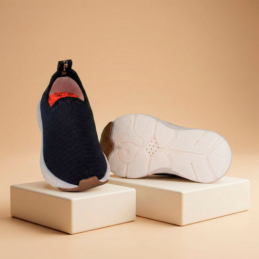 Tênis Menino Infantil Kidy Energy Baby Respitec Preto e Bronze