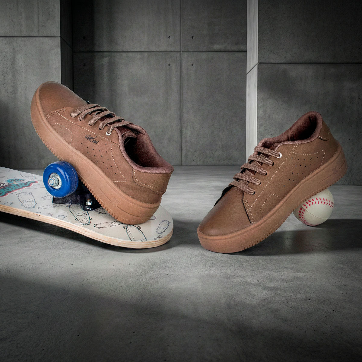 TENIS INFANTIL MENINO K360 NOVA YORK CARAMELO CASUAL