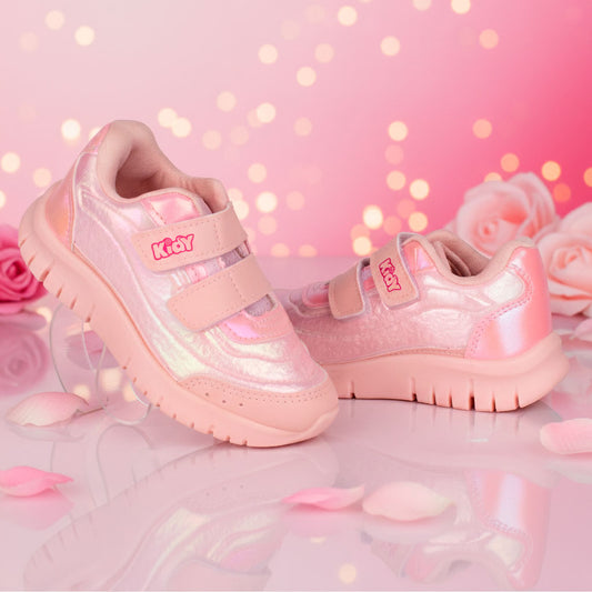 Tênis Kidy Ultra Flex Nude Holográfico