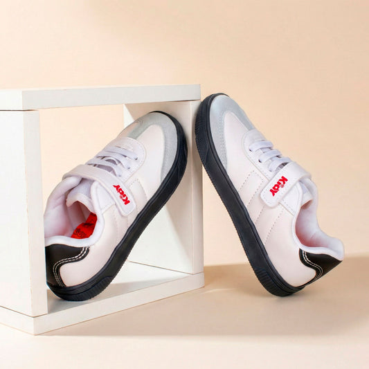 Tênis Menino Infantil Kidy Astral Branco e Preto