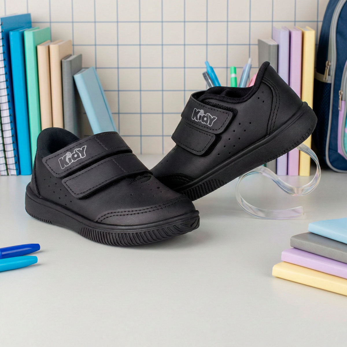 Tênis Infantil Menino Kidy Usefull Preto College Escolar