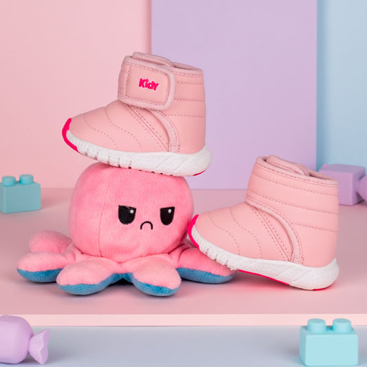 TENIS INFANTIL MENINA KIDY EQUILIBRIO ROSA