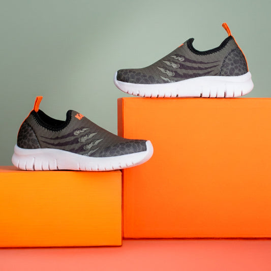 Tênis Infantil Kidy Ultra Flex Verde Militar com Laranja