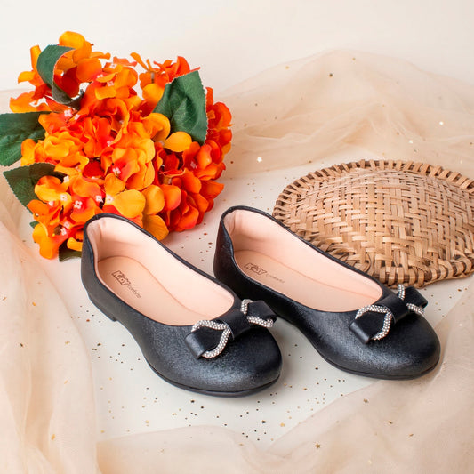 Sapatilha Infantil Menina Kidy Soft Preta | Elegância e Conforto