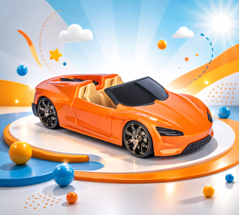 Carro New Viper Infantil Brinquedo Esportivo Resistente e Leve