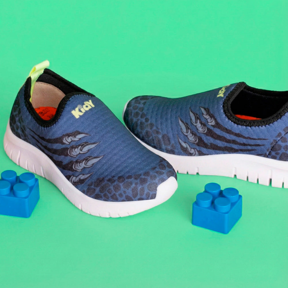 Tênis Menino Infantil Ultra Flex Marinho e Verde - Kidy