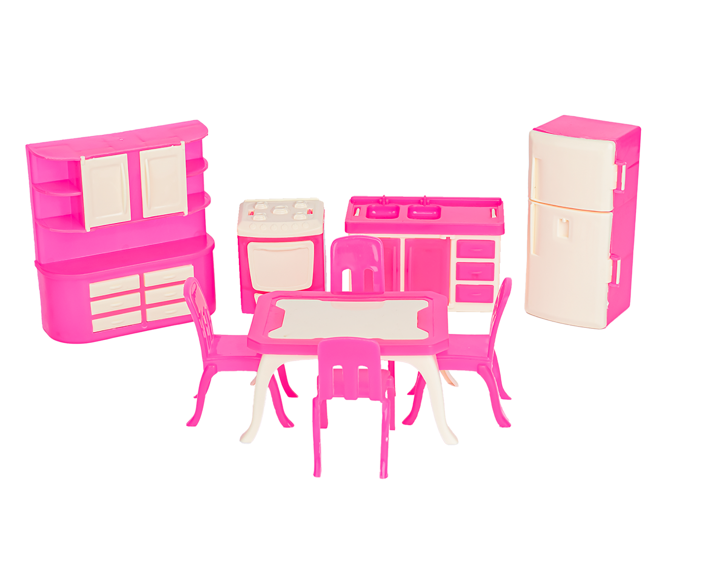 Mini Cozinha Infantil Completa Rosa Brinquedo Educativo de Faz de Conta