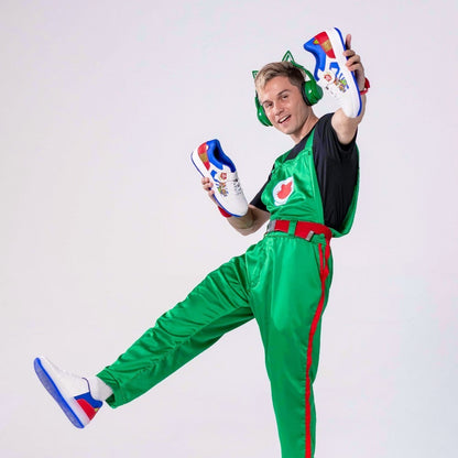 TÊNIS Menino Infantil HYPE Gato GALACTICO BRANCO/COLORIDO Kidy