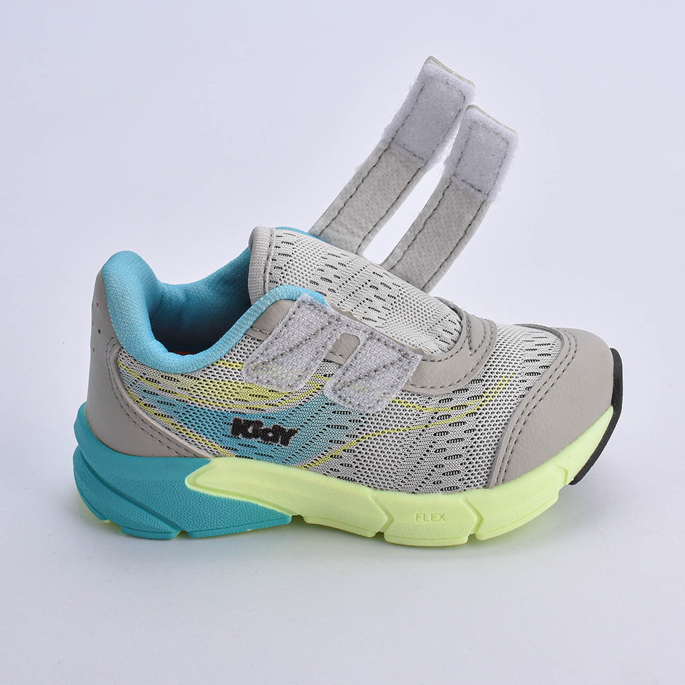TÊNIS KIDY ENERGY BABY RESPITEC CINZA/AZUL PISCINA Kidy