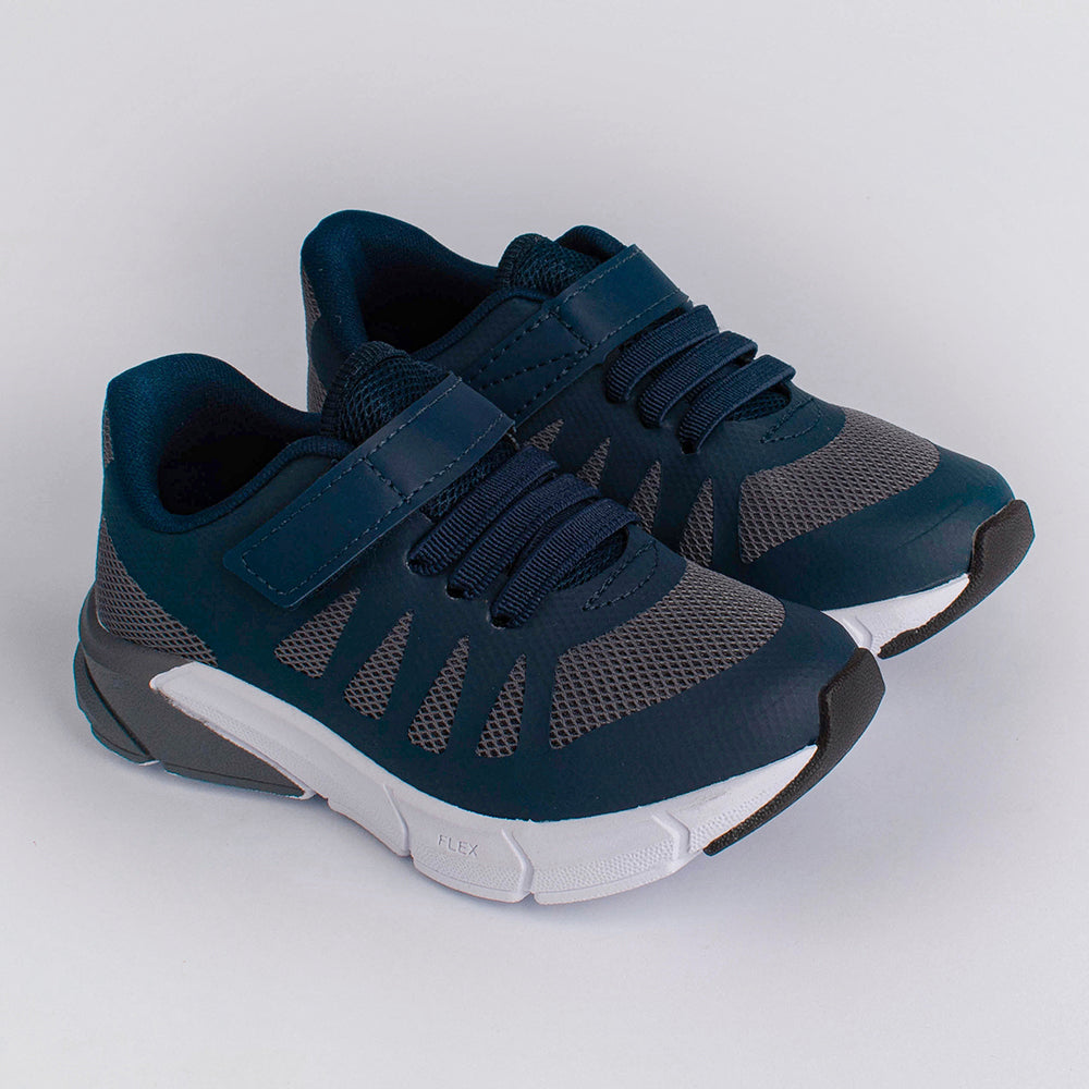 TENIS KIDY ENERGY BABY RESPITEC MARINHO/GRAFITE Kidy