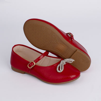 Sapatilha Kidy Soft Laço Vermelho