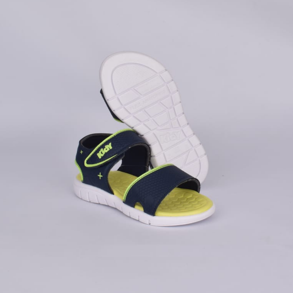 Sandália Menino Kidy Toys Dinossauros Marinho Verde Neon