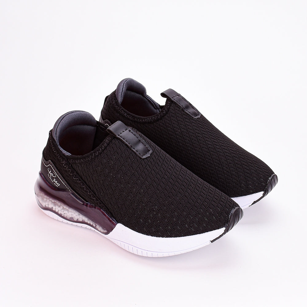 Tênis Menino Infantil K360 Alpha Air Preto e Prata - Kidy