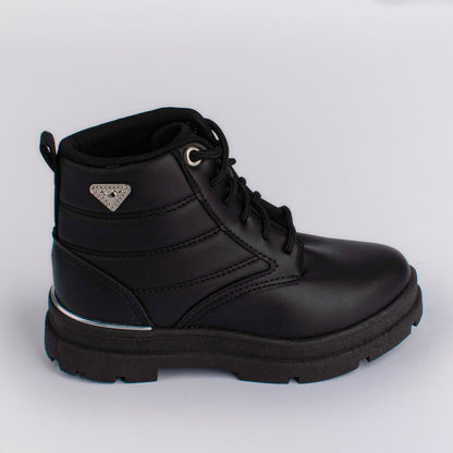 BOTA INFANTIL COTURNO MENINA KIDY STYLE PRETO