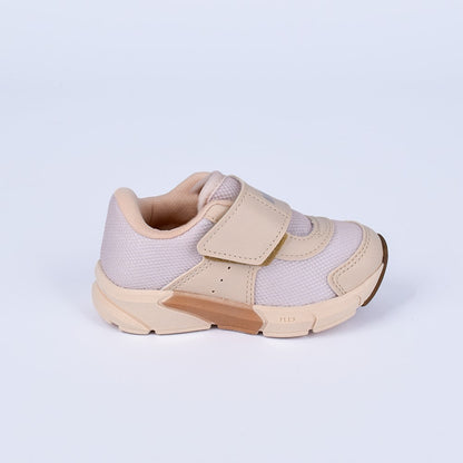 Tênis Infantil Menino Kidy Energy Bebê Marfim com Dourado