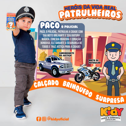 TENIS KIDY ULTRA FLEX MARINHO/BRANCO/AZUL Kidy