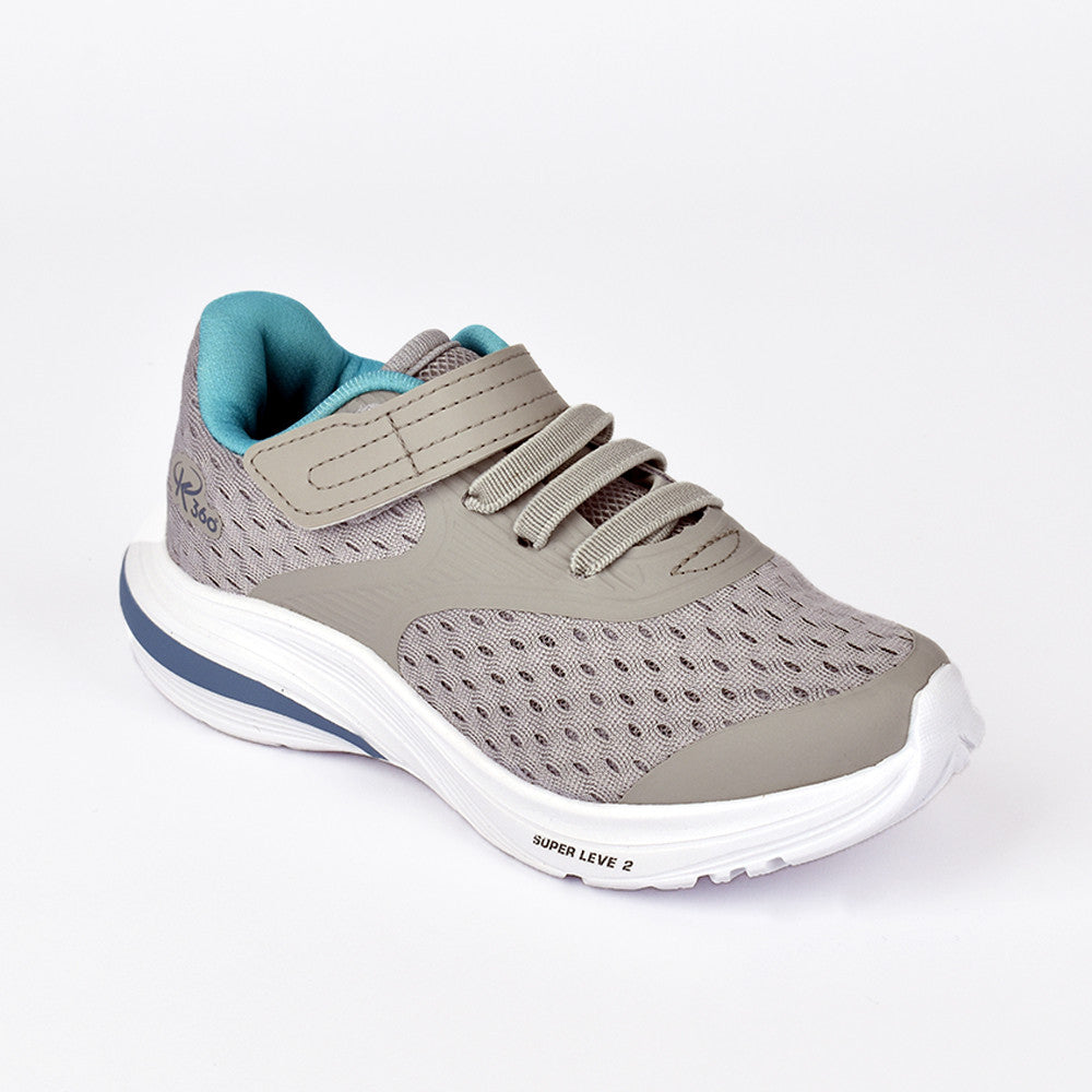 TENIS INFANTIL UNISSEX K-360 SUPER LEVE CINZA/AZUL/VERDE