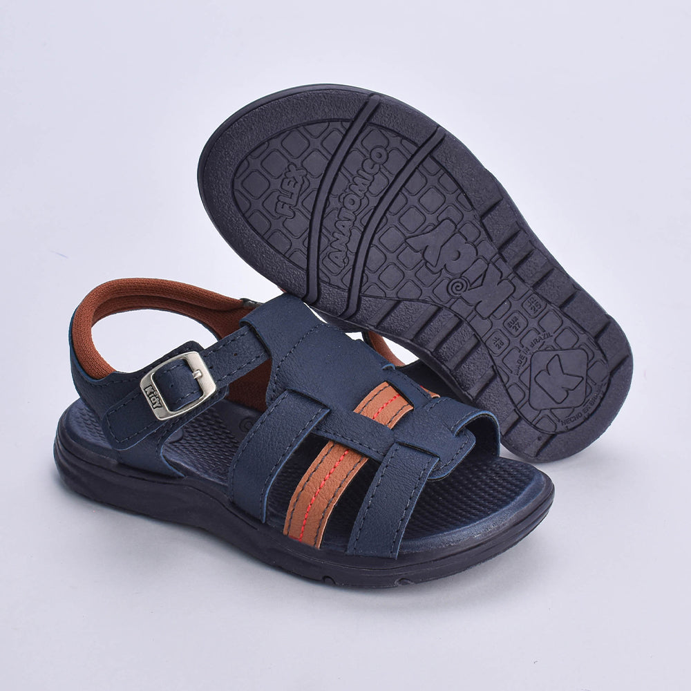 Sandália Papete Infantil Menino Kidy Flex Anatômica Marinho