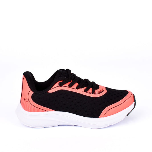 Tênis Infantil K360 2 Esportivo Preto e Coral