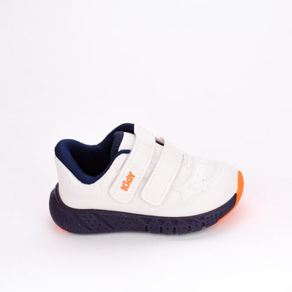 TENIS INFANITL MENINO KIDY EQUILIBRIO BRANCO/MARINHO