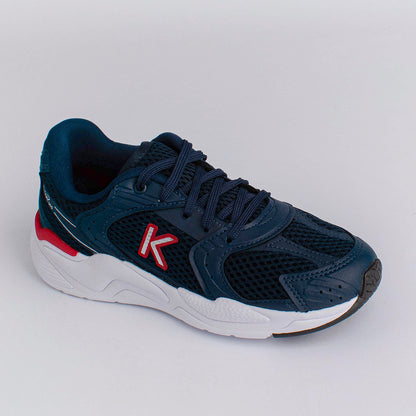 TENIS K360 RETRO MRNHO/VRLHO/PRATA KIDY