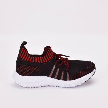 TENIS UNISSEX KIDY ENERGY RESPITEC PRETO/VERMELHO