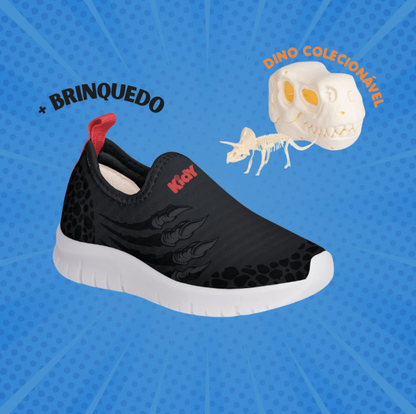 TENIS KIDY ULTRA FLEX PRETO/VERMELHO Kidy