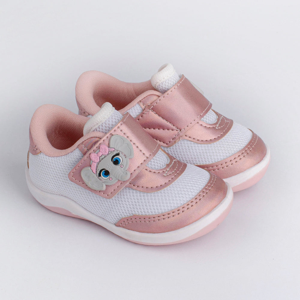 TÊNIS INFANTIL MENINA KIDY COLORS EQUILIBRIO BRANCO/NUDE