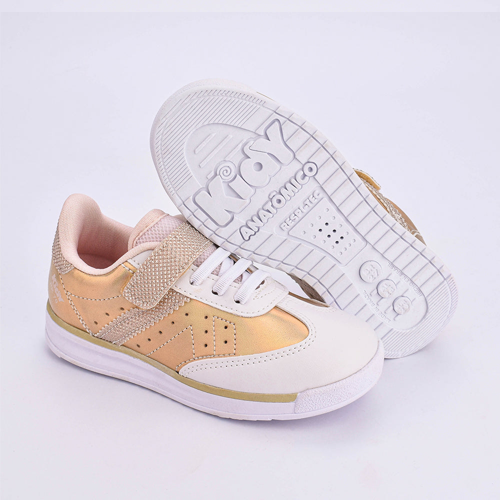 Tênis Infantil Menina RK 70 Kidy Ouro