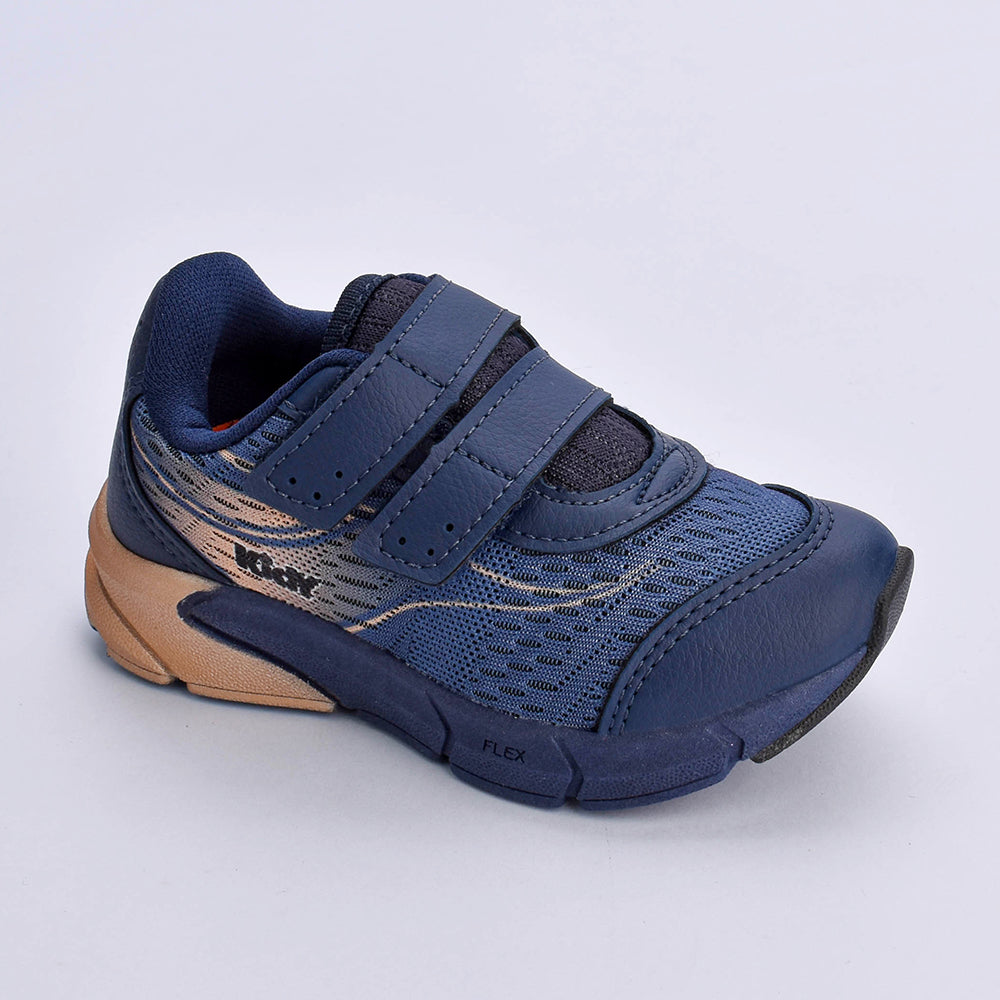 TÊNIS KIDY ENERGY BABY RESPITEC MARINHO/DOURADO Kidy
