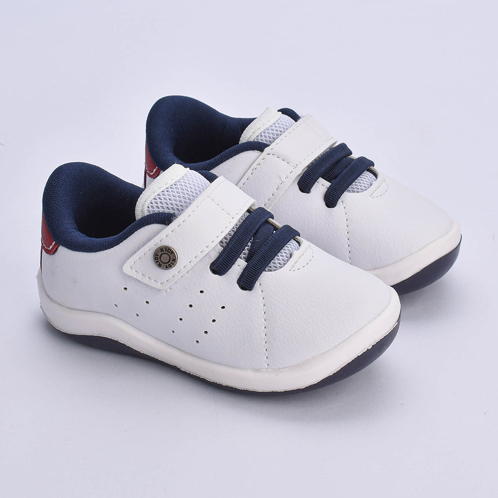 Tênis Infantil Kidy Colors Bebê Branco- Tecnologia Equilíbrio, Conforto e Segurança
