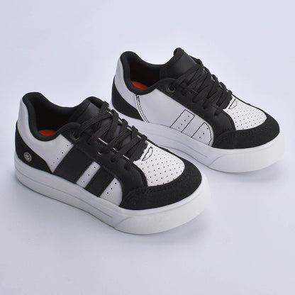 Tênis Menino Infantil K360 Ultra Leve Preto Branco e Preto