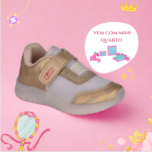 TENIS KIDY ULTRA FLEX OURO Kidy