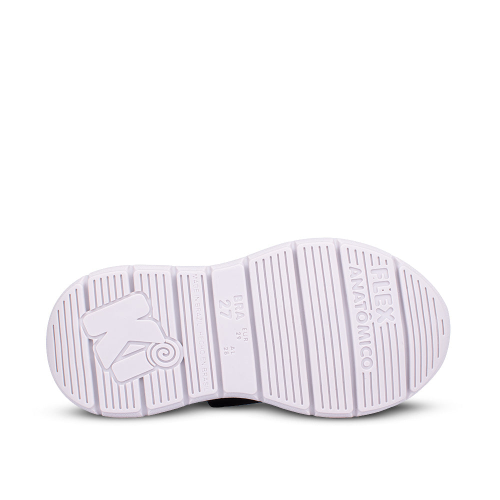 Tênis Infantil Menino Kidy Flex Preto/Amarelo Brinquedo