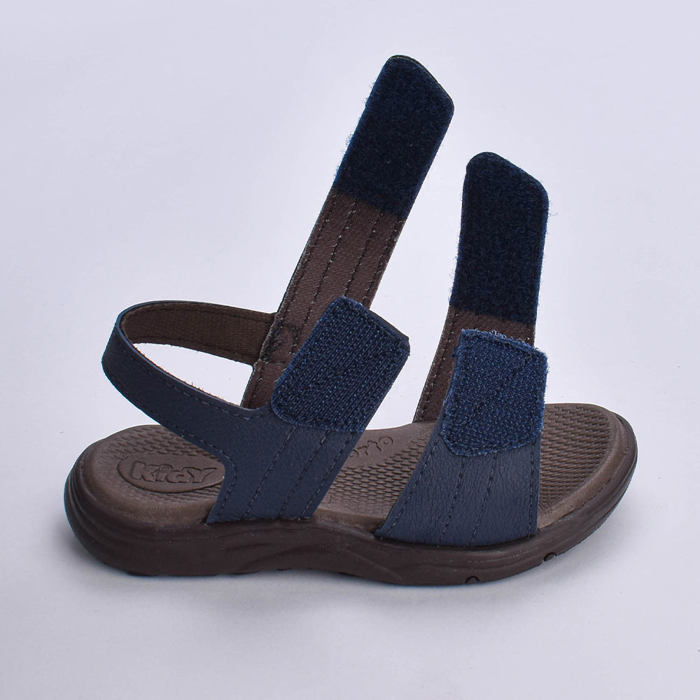 Sandália Kidy Flex Anatômica Marinho Café