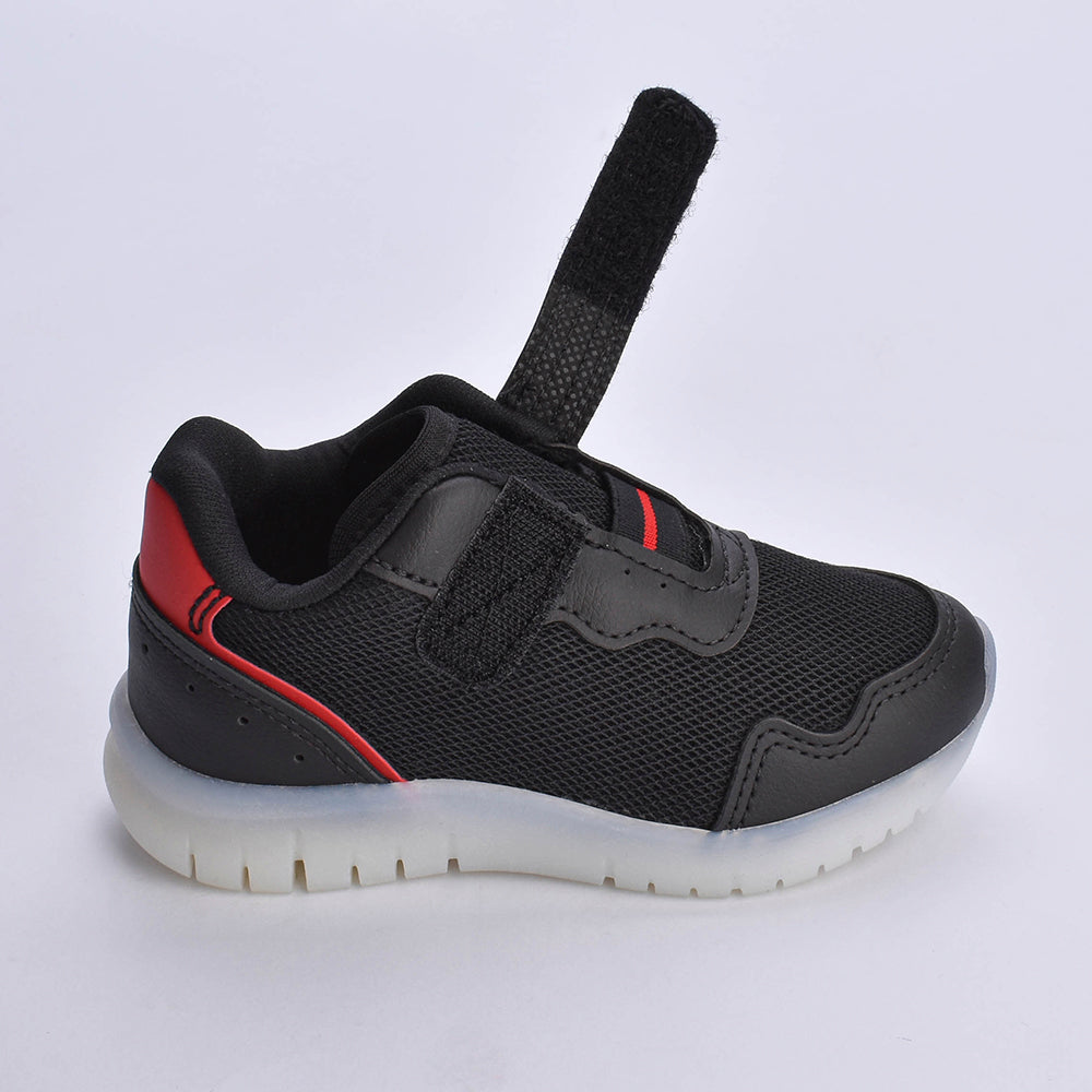 Tênis Menino Infantil Kidy Light Fun Preto e Vermelho
