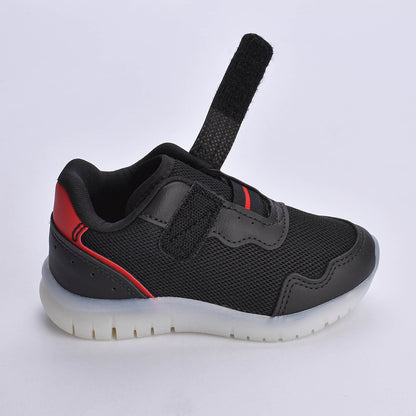Tênis Menino Infantil Kidy Light Fun Preto e Vermelho