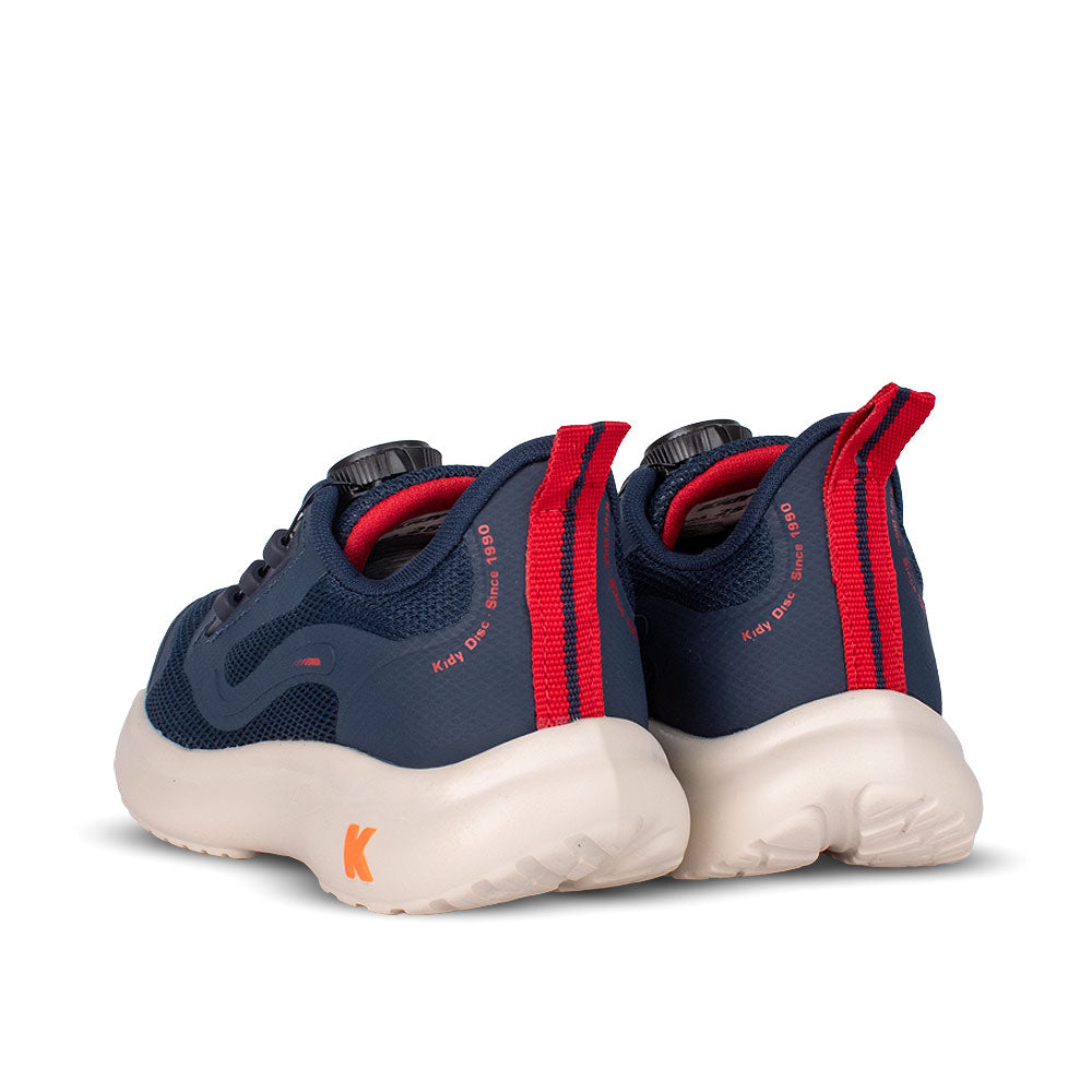 Tênis Infantil Menino Kidy Nuvem Disc Marinho e Vermelho Conforto e Estilo