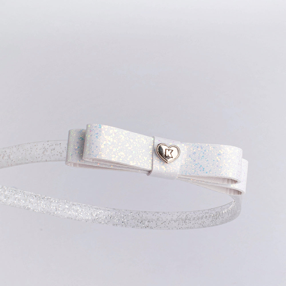 Tênis Menina Kidy Happy Branco e Prata