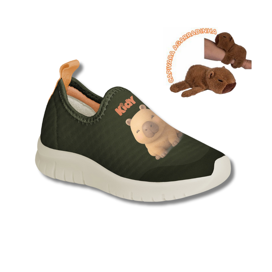 Tênis Infantil Menino Kidy Ultra Flex Verde Flexibilidade e Conforto