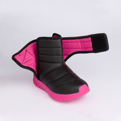Tênis Kidy Ultra Flex Preto Pink