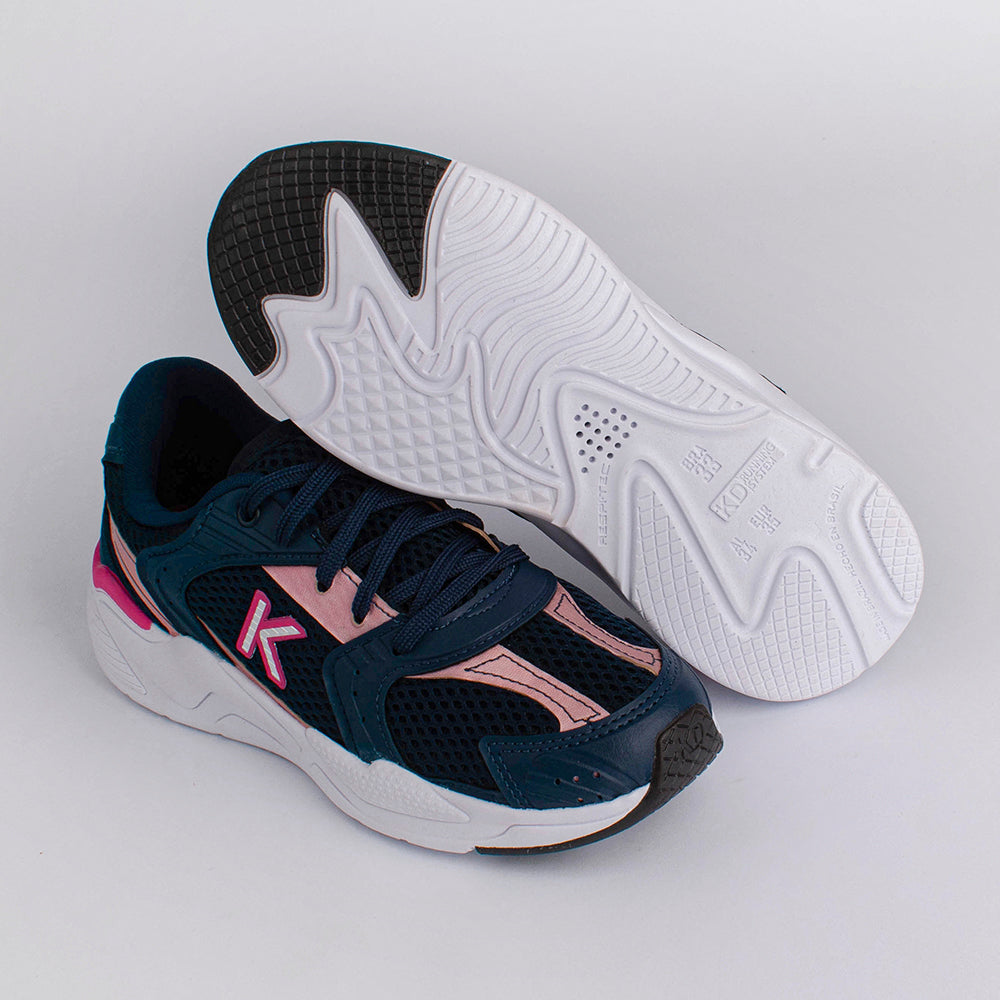 Tênis Menina K360 Retro Marinho Gloss