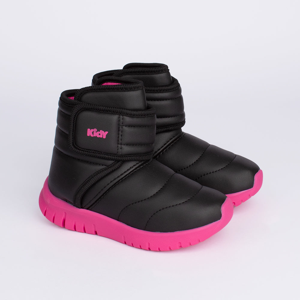 Tênis Kidy Ultra Flex Preto Pink