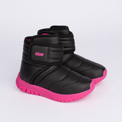 Tênis Kidy Ultra Flex Preto Pink