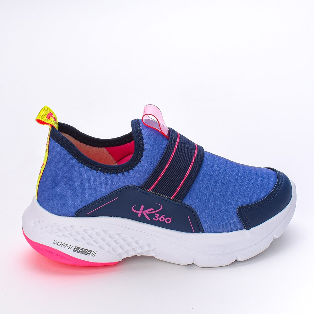 TENIS K-360 SUPER LEVE AZUL NIKE/PINK NEON Kidy