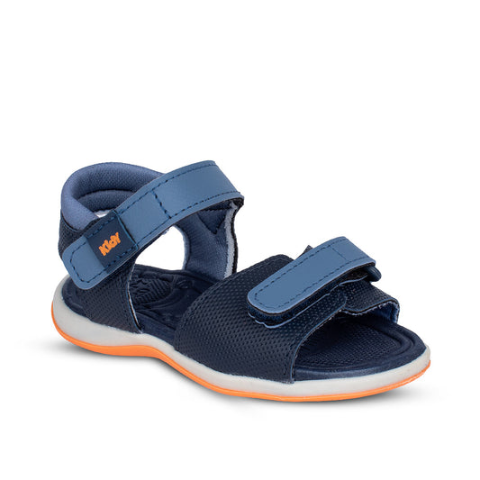 SANDALIA KIDY BABY MARINHO/AZUL STONE/LARANJA