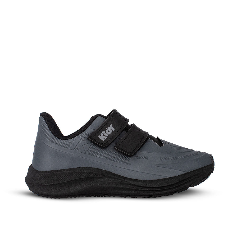 Tênis Infantil Menino Kidy Super Conforto Respitec Grafite/Preto